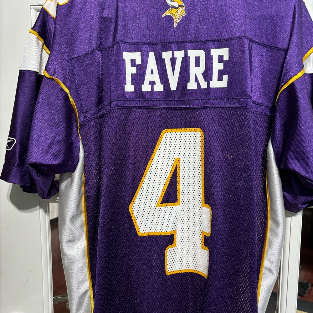 Brett Favre Minnesota Vikings NFL football reebok jersey,men’s size medium - Picture 2 of 7
